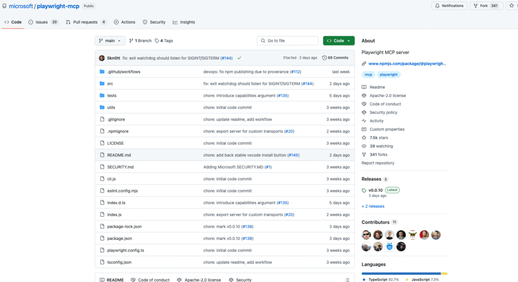 Playwright MCP Library