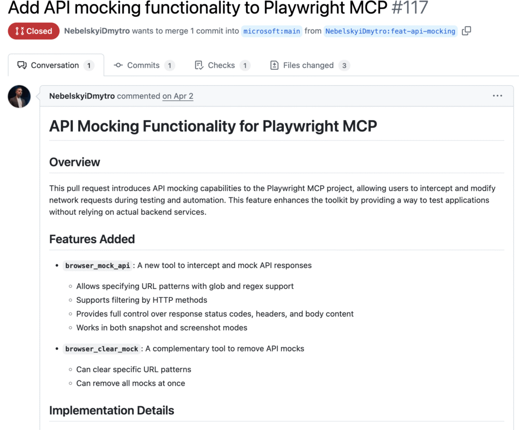 Playwright MCP Issue