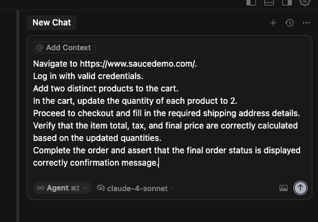 Playwright MCP anothe prompt
