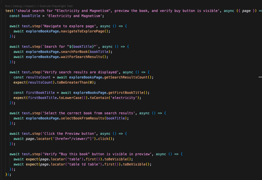 Playwright MCP one of these tests