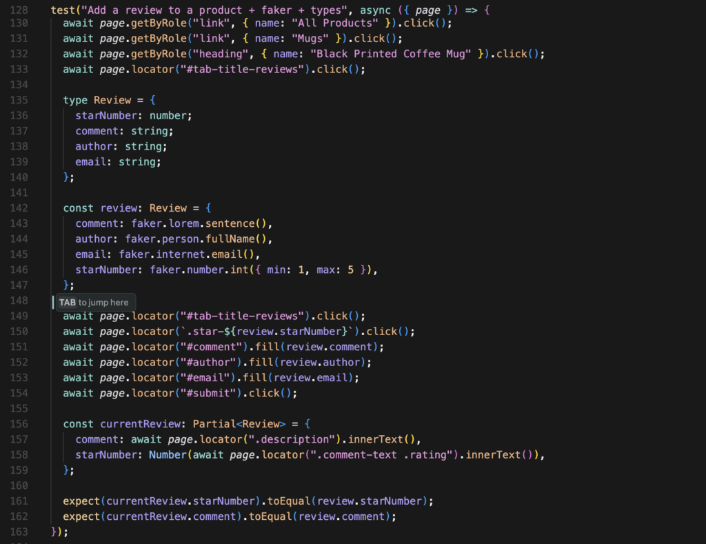 playwright page object pattern - test with fixtures